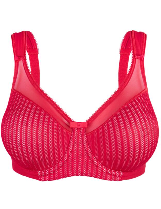 Berlei Beauty Stripe Smoothing Bra Passion Red