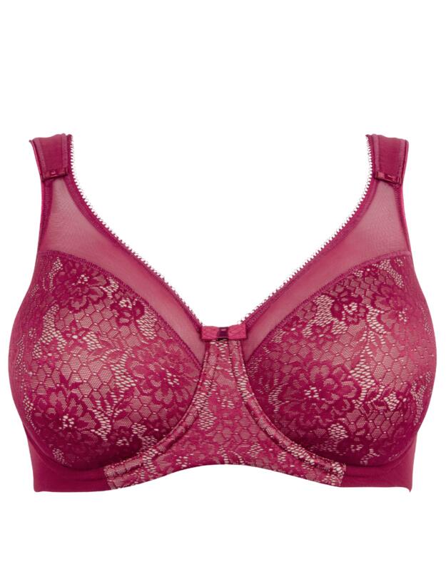 Berlei Beauty Minimiser Bra Burgundy