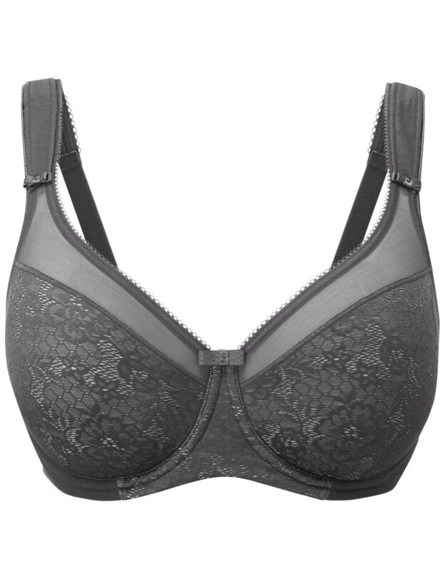 Berlei Beauty Minimiser Bra Dark Grey