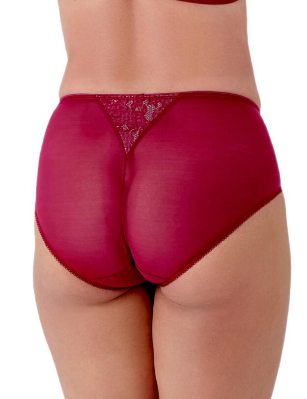 Berlei Beauty Minimiser Deep Brief Burgundy