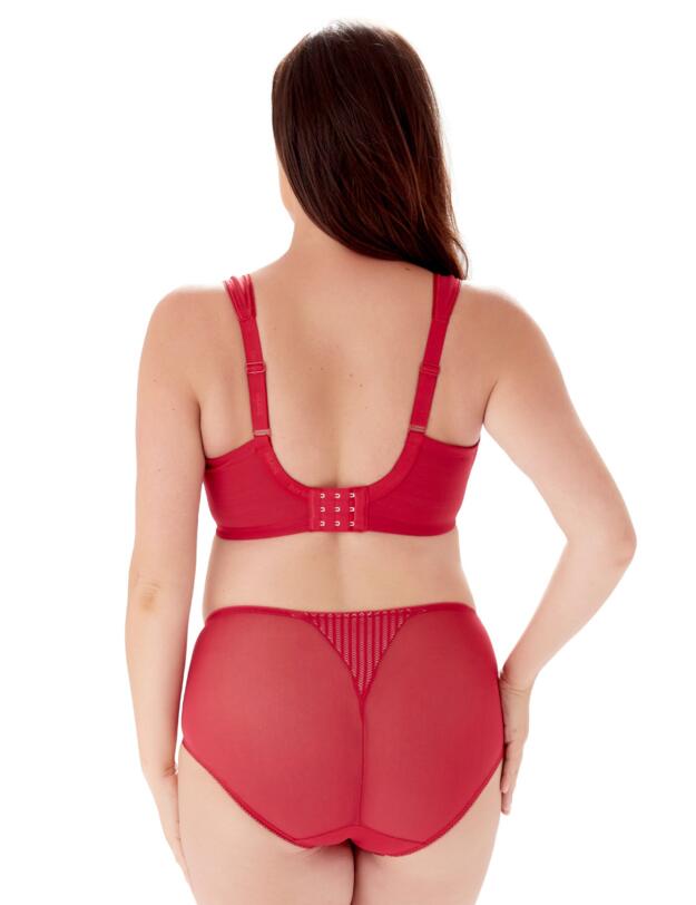 Berlei Beauty Stripe Deep Brief Passion Red