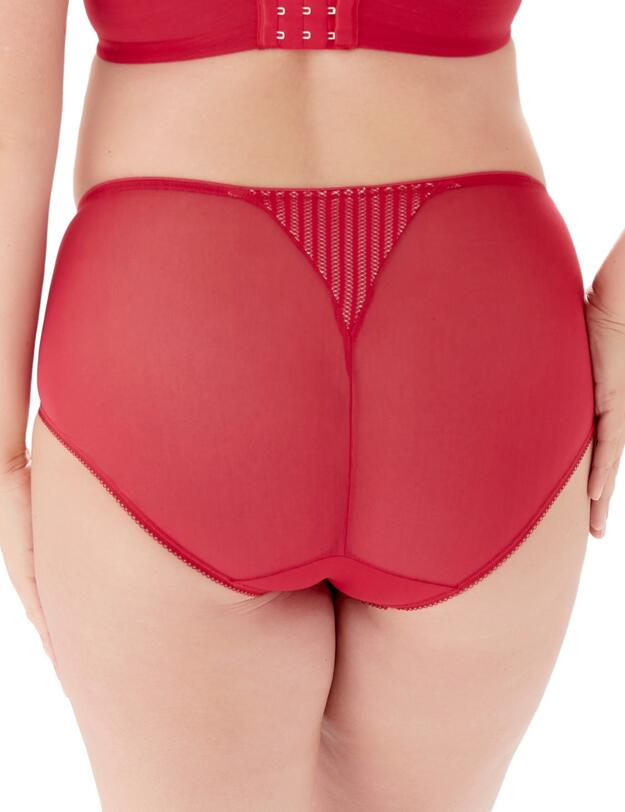 Berlei Beauty Stripe Deep Brief Passion Red