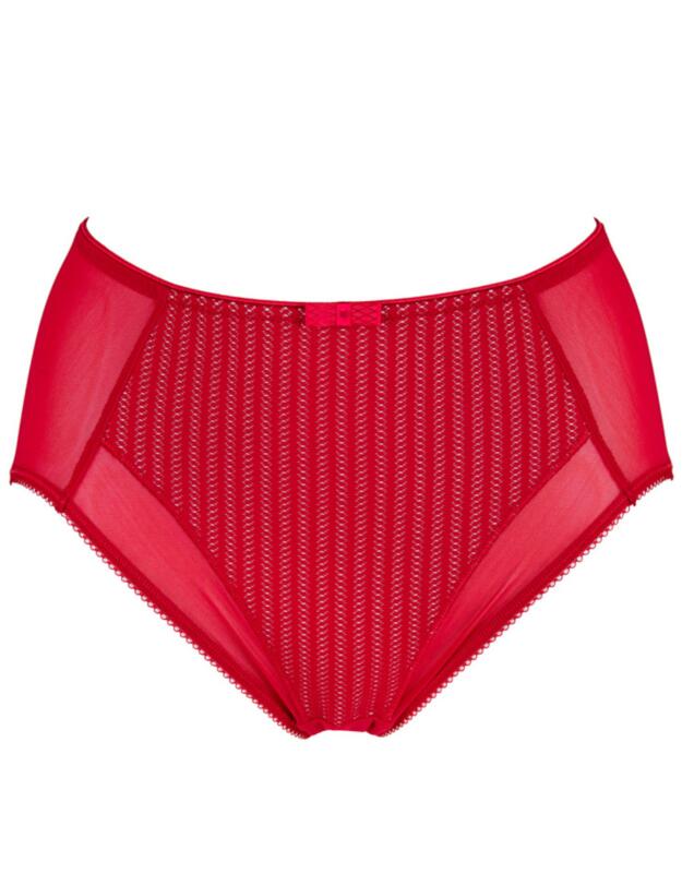 Berlei Beauty Stripe Deep Brief Passion Red