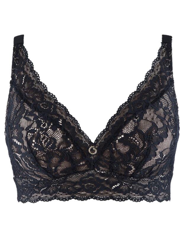  Aubade Rosessence Comfort Triangle Bra Noir