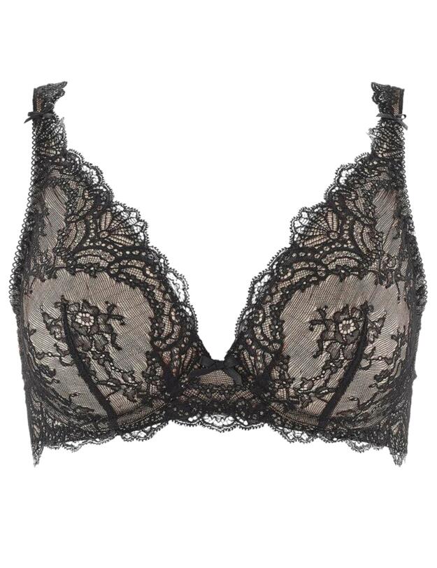  Aubade Danse Des Sens Triangle Plunge Bra Noir