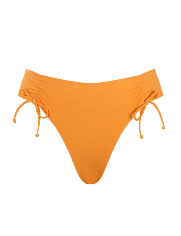 Panache Golden Hour High Leg Brazilian Bikini Brief Orange Zest