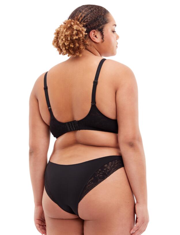 Calvin Klein Ultra-Soft Lace Unlined Bralette Black