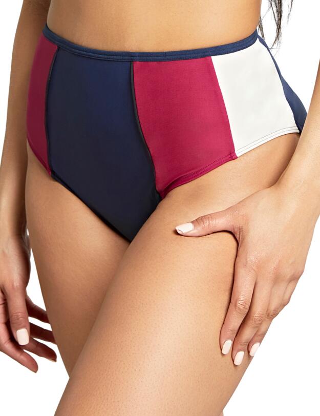 Panache Limitless High Waist High Leg Pant Navy/Orchid