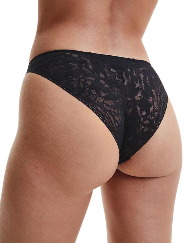 Calvin Klein Ultra-Soft Lace Bikini Brief Black