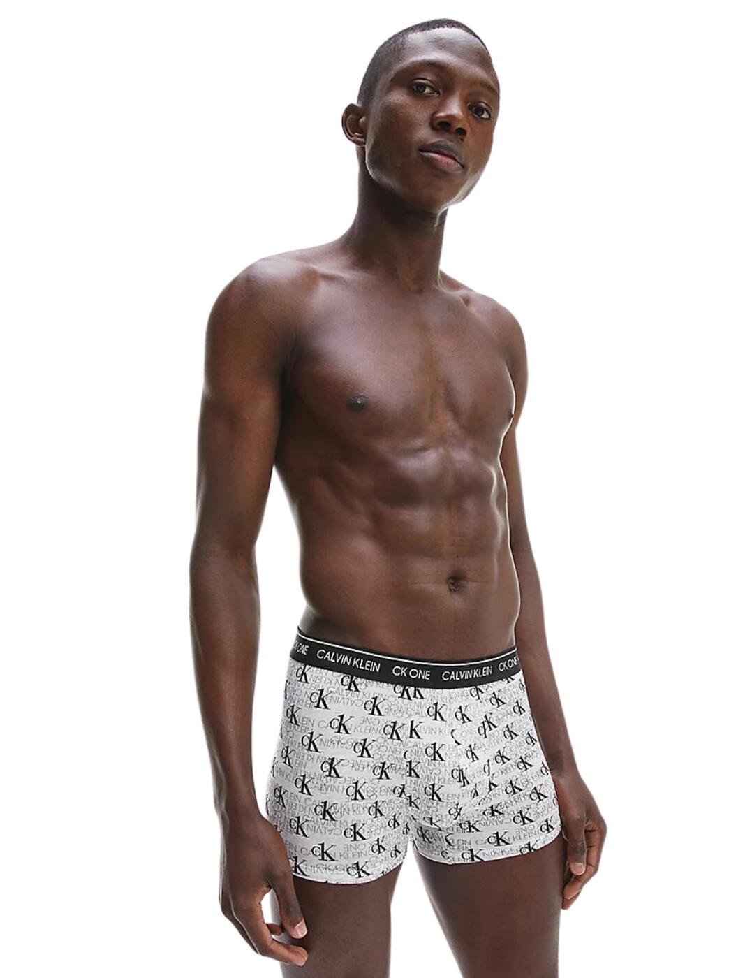 Calvin Klein CK One Brief  Logo Print/Snow Heather