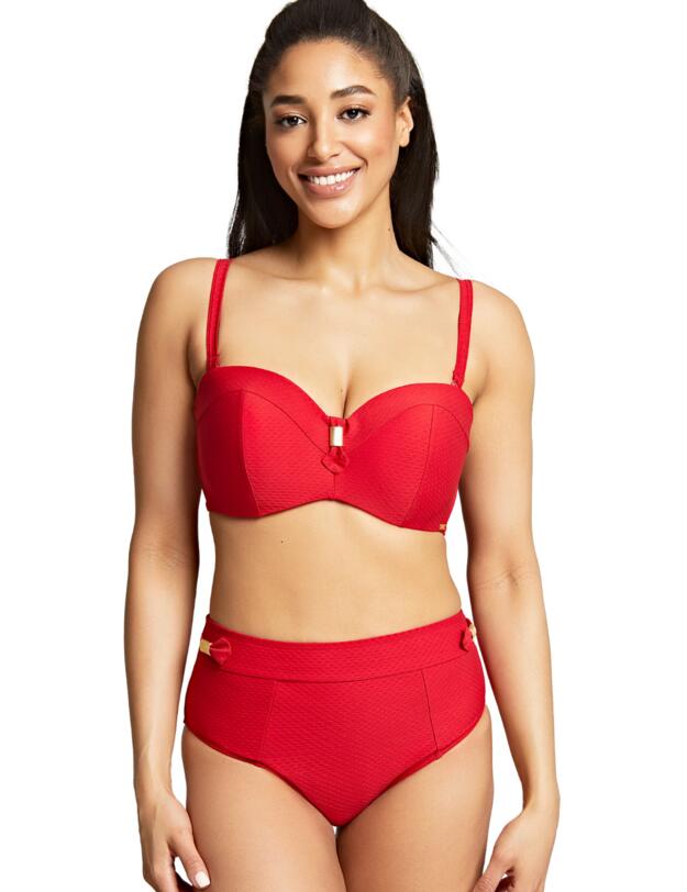 Panache Marianna High Waist Bikini Brief Crimson