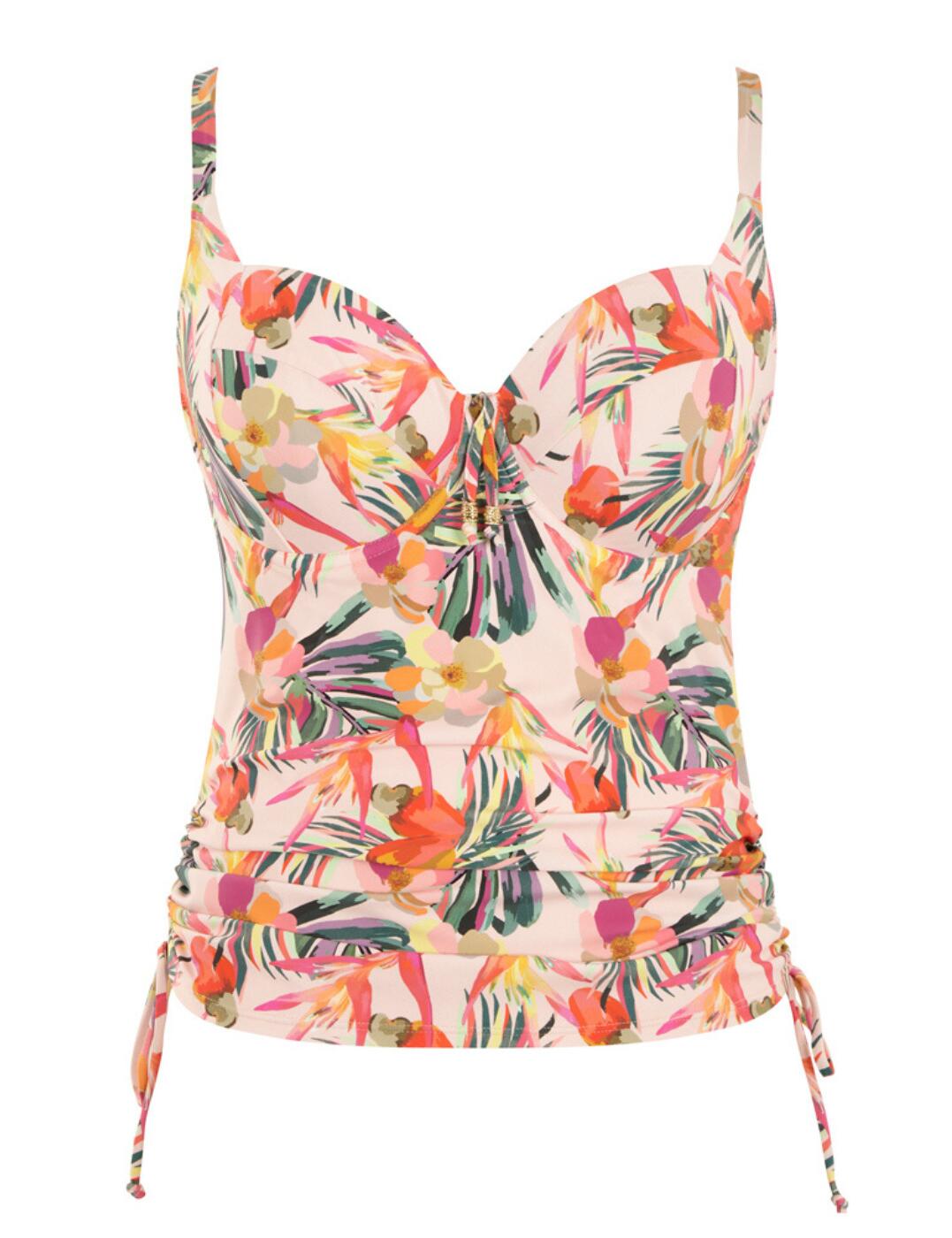 Panache Paradise Balcony Tankini Top - Belle Lingerie