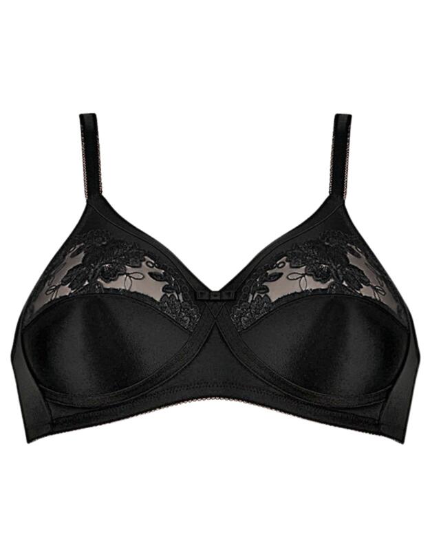  Triumph Modern Posy Non Wired Bra Black