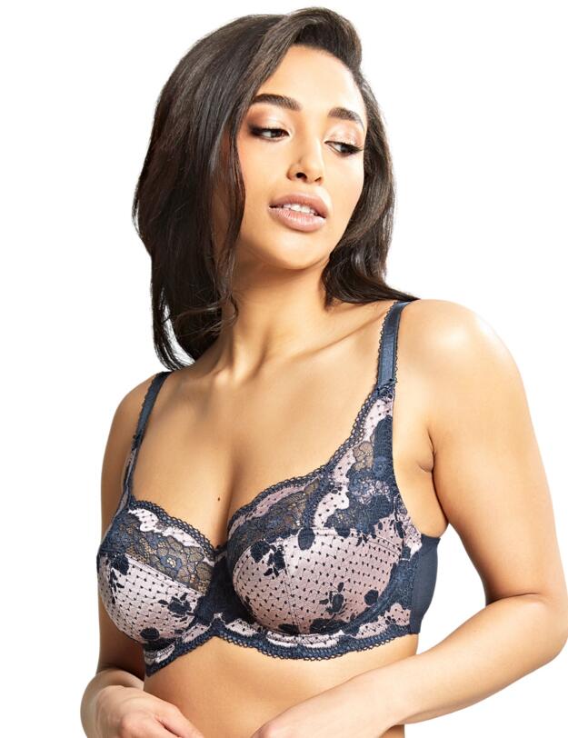Panache Clara Full Cup Bra Navy/Pearl