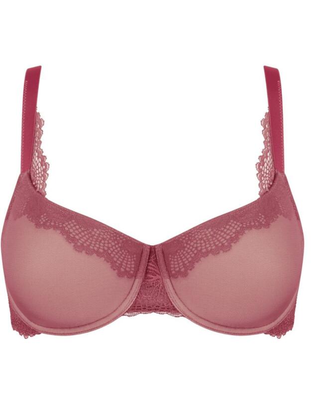 Triumph Lace Spotlight Padded Bra Wild Raspberry