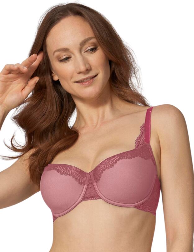 Triumph Lace Spotlight Padded Bra Wild Raspberry