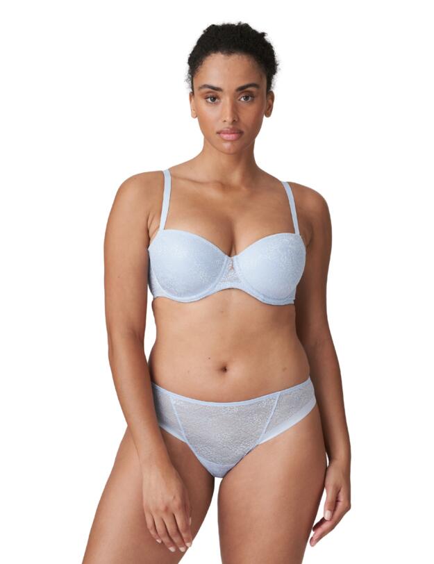 Prima Donna Twist Lumino Thong Pale Blue