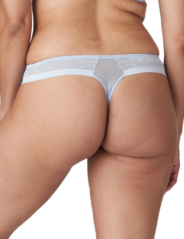 Prima Donna Twist Lumino Thong Pale Blue
