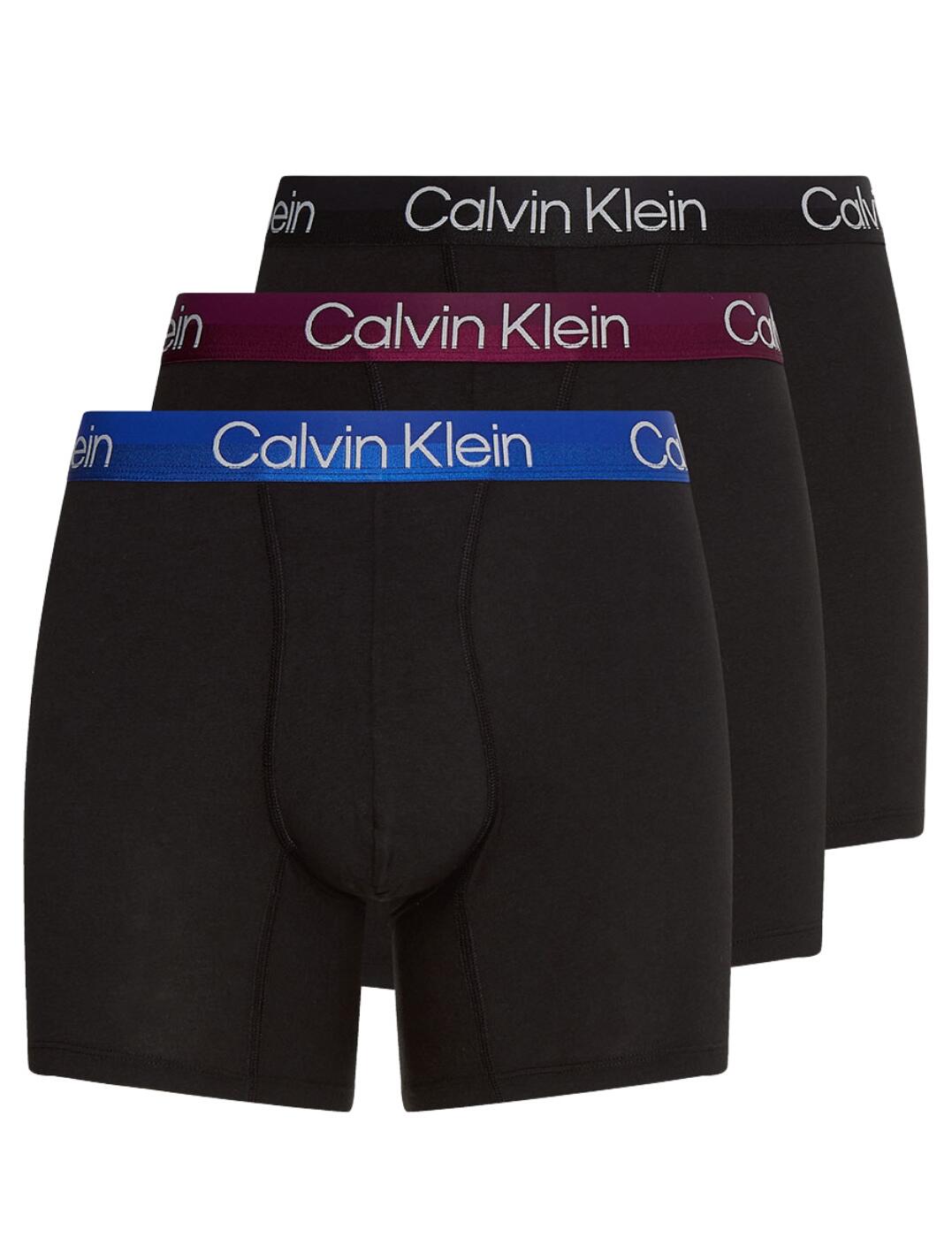 Calvin Klein Mens Modern Structure Boxer Briefs 3 Pack - Belle Lingerie