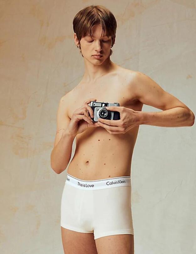 Calvin Klein Pride Trunks Ivory
