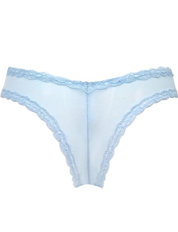 Pour Moi Luxe Linear Brazilian Brief Powder Blue