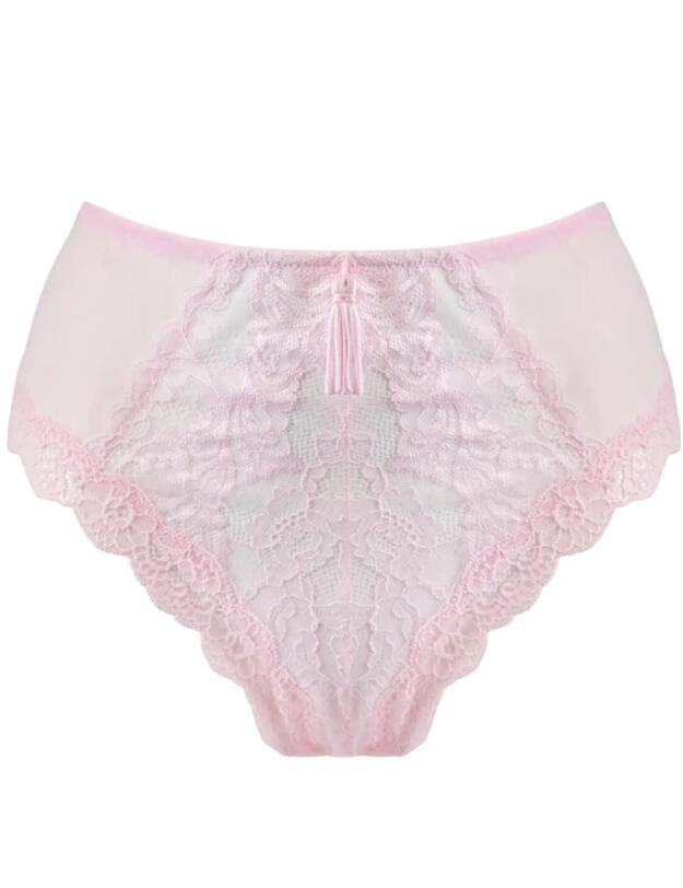 Pour Moi Parisienne High Waist Thong Pink/Cream