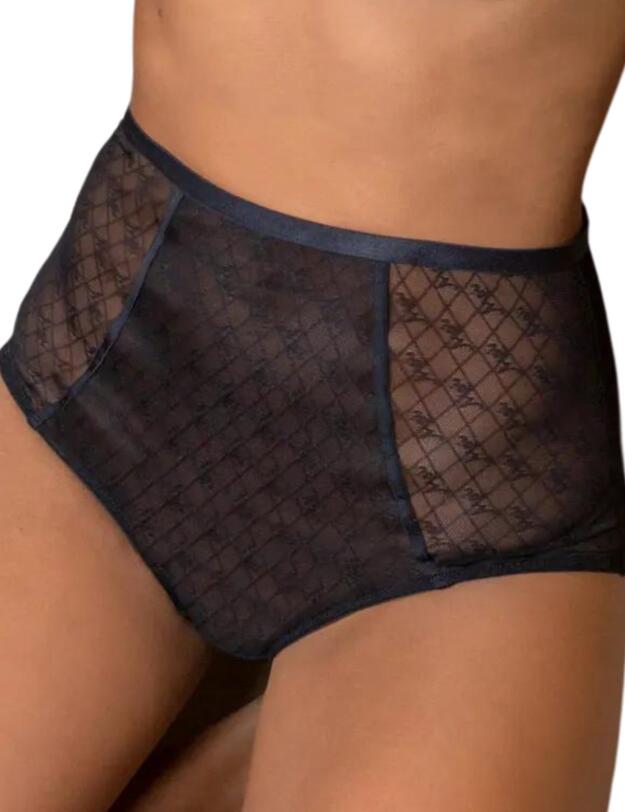 Pour Moi Logo Mania Deep Brief Black