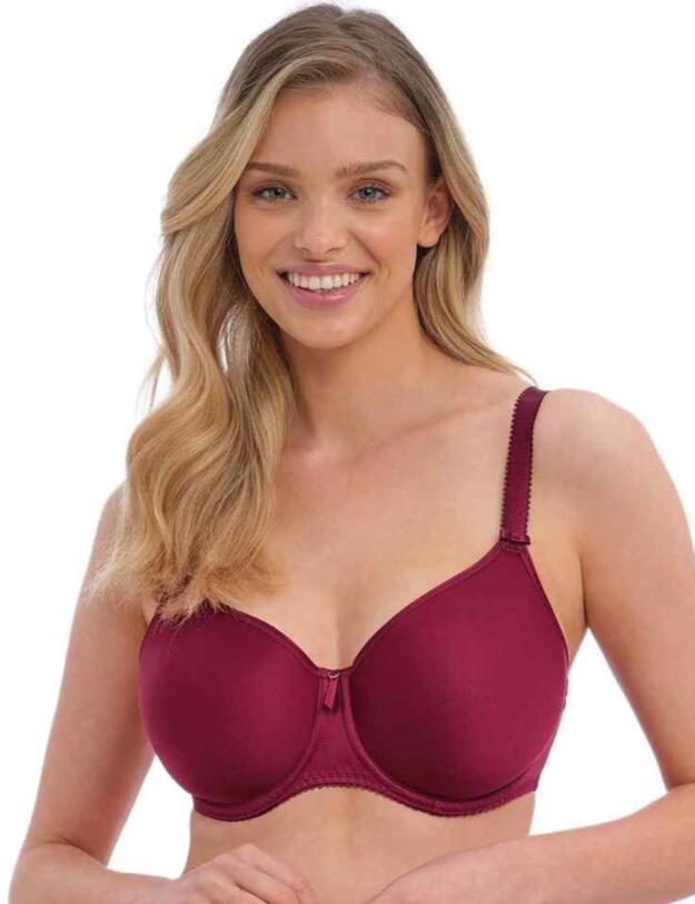 e Rebecca Essentials Moulded Spacer Bra Berry