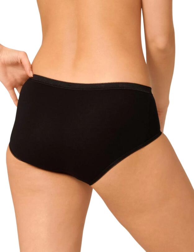Sloggi Basic Midi Brief 4 Pack Black