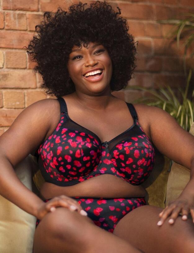 Goddess Kayla Underwired Full Cup Bra - Dark Romance