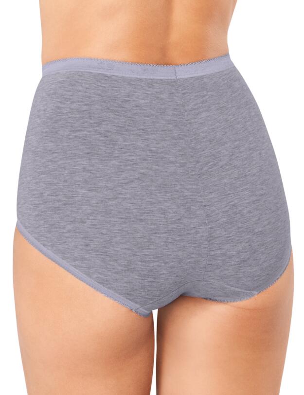 Sloggi Basic+ Midi Brief 4 Pack Grey Combination