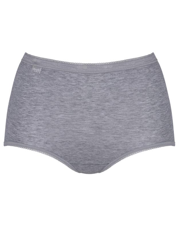 Sloggi Basic+ Midi Brief 4 Pack Grey Combination