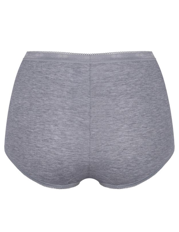 Sloggi Basic+ Midi Brief 4 Pack Grey Combination
