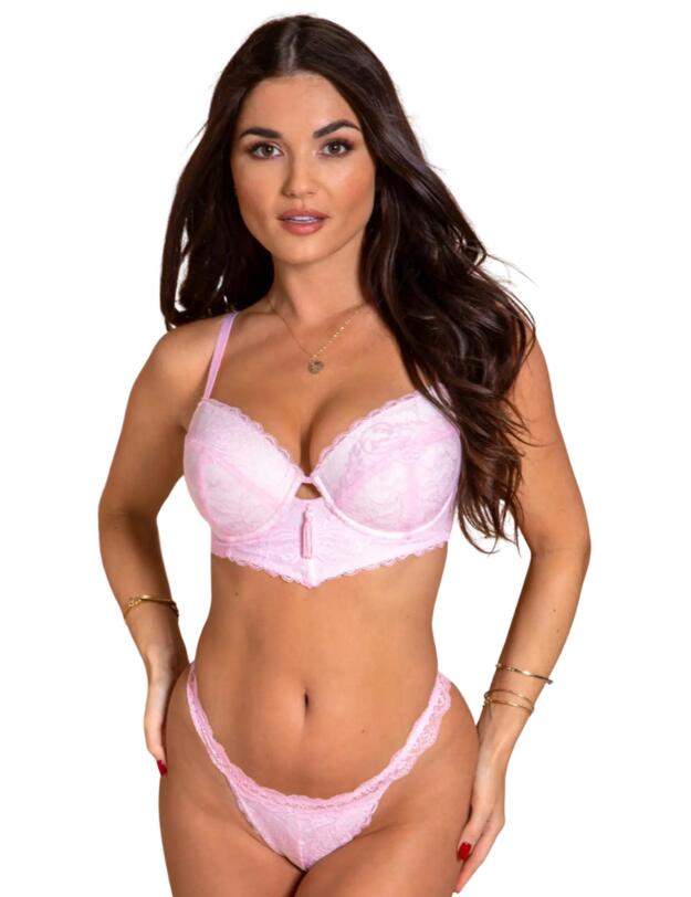 Pour Moi Parisienne Tanga Brief Pink/Cream
