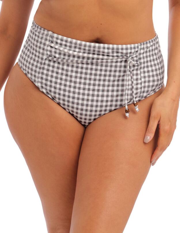 Elomi Checkmate Full Bikini Brief Grey Marl 