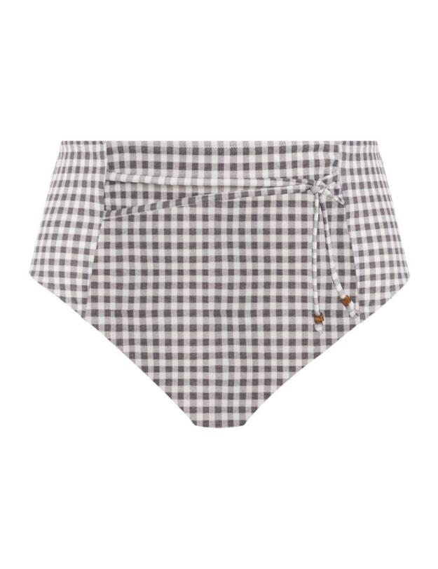 Elomi Checkmate Full Bikini Brief Grey Marl 