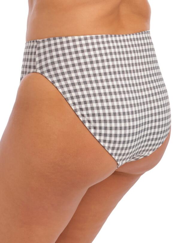 Elomi Checkmate Mid Rise Bikini Brief Grey Marl 