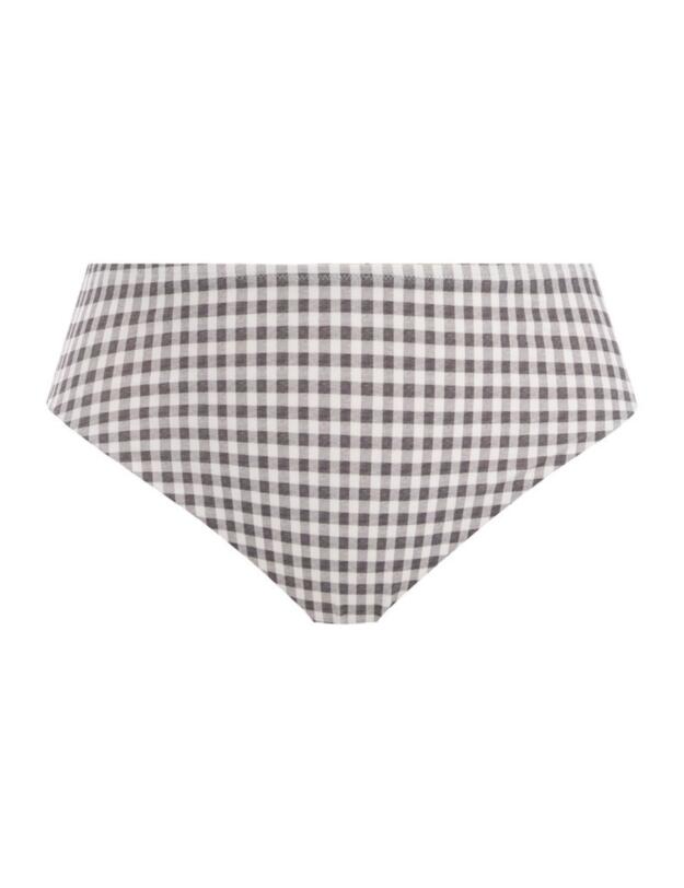 Elomi Checkmate Mid Rise Bikini Brief Grey Marl 