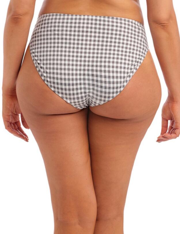 Elomi Checkmate Mid Rise Bikini Brief Grey Marl 