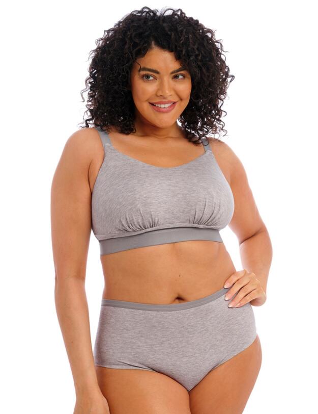Elomi Downtime Briefs Grey Marl