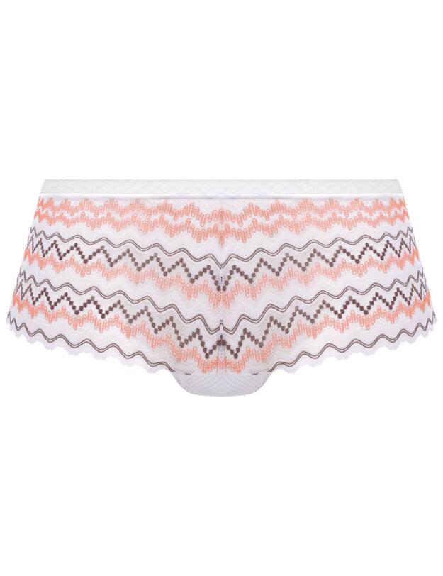 Freya Festival Vibe Shorty Brief White/Coral