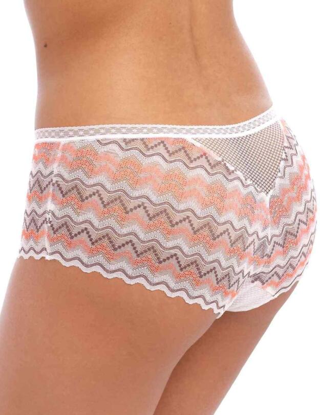 Freya Festival Vibe Shorty Brief White/Coral