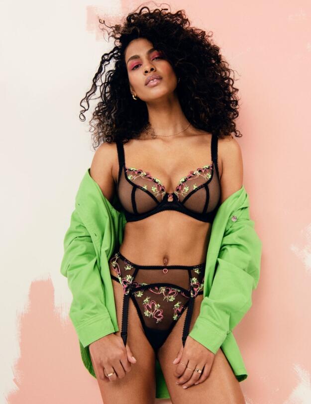 Freya Love Land Plunge Bra Black