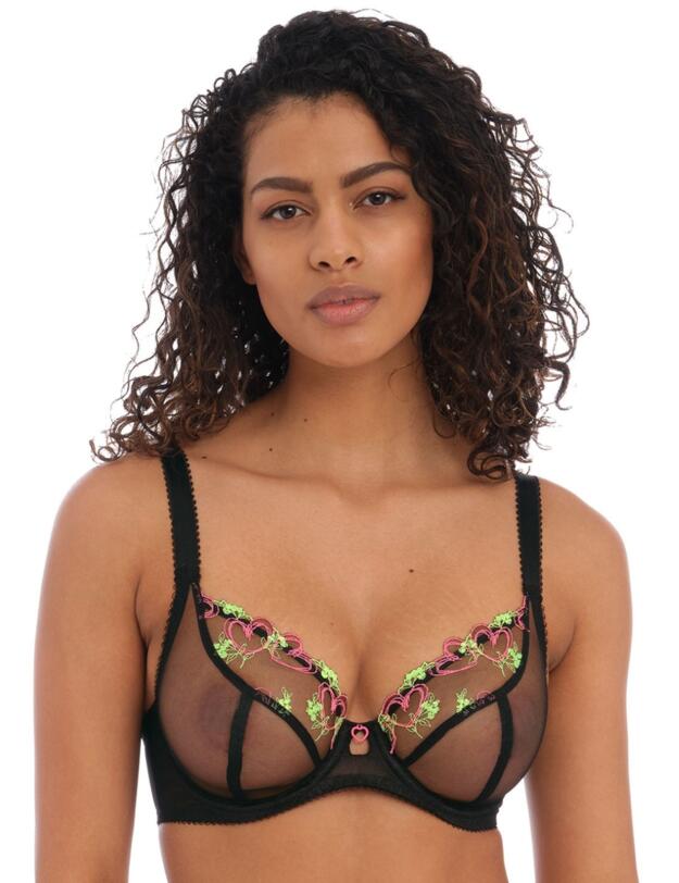 Freya Love Land Plunge Bra Black