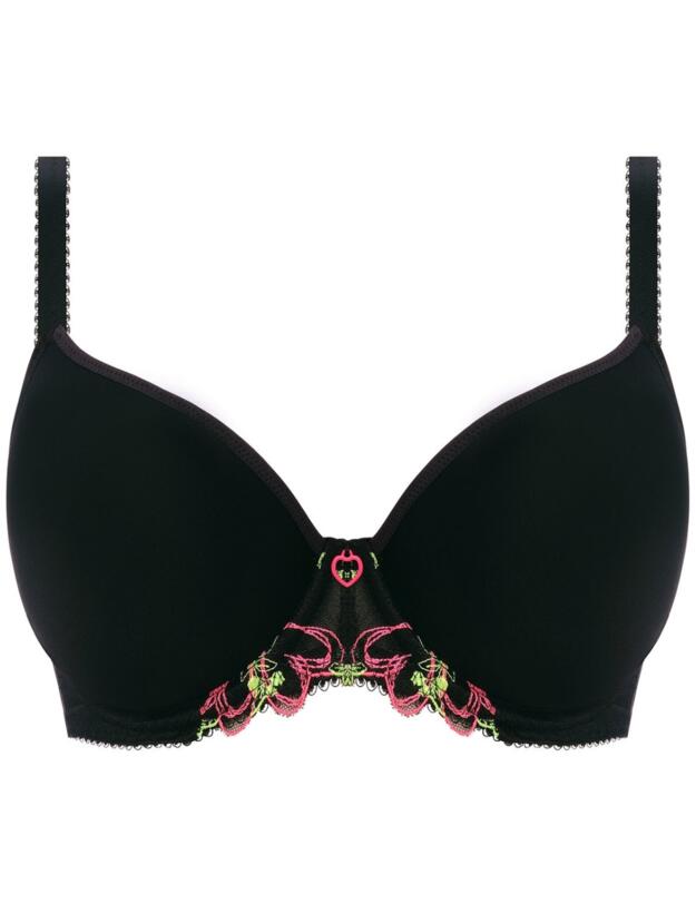 Freya Love Land Moulded Plunge Bra Black