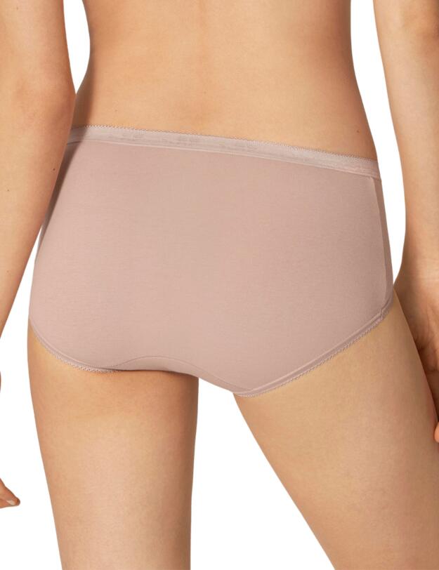 Sloggi Basic Midi Brief 3 Pack Black White Nude