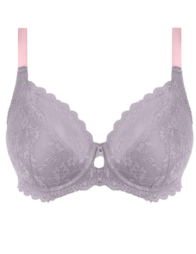 Freya Offbeat Underwired Plunge Bra Mineral Grey