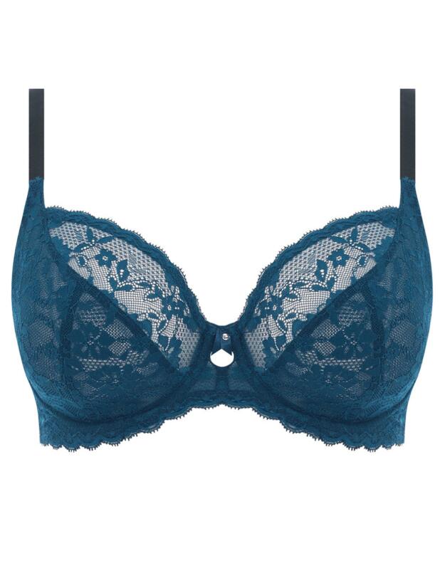 Freya Offbeat Underwired Plunge Bra Poseidon