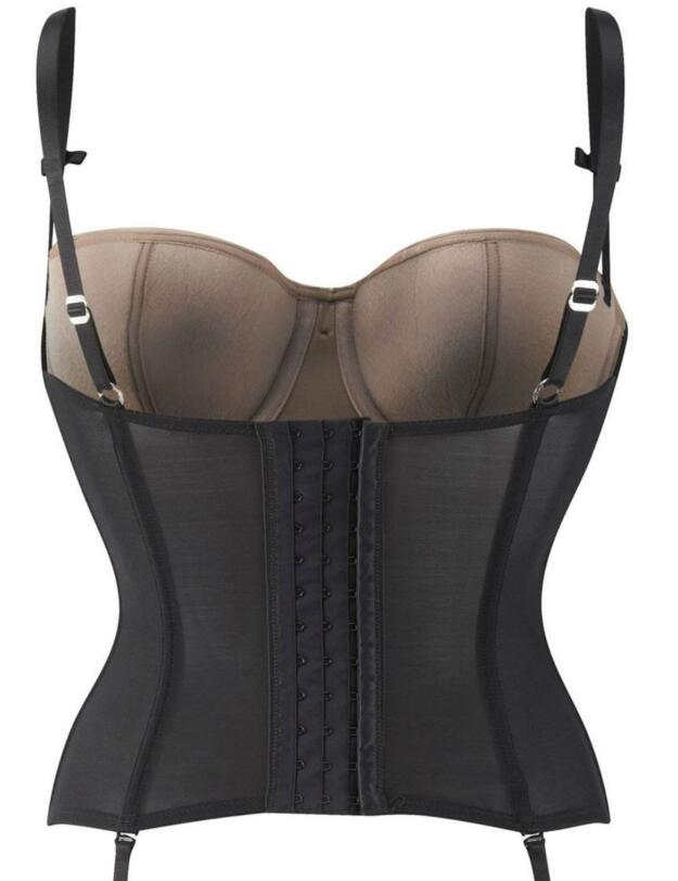 7157 Masquerade Antoinette Basque Black - 7157 Basque