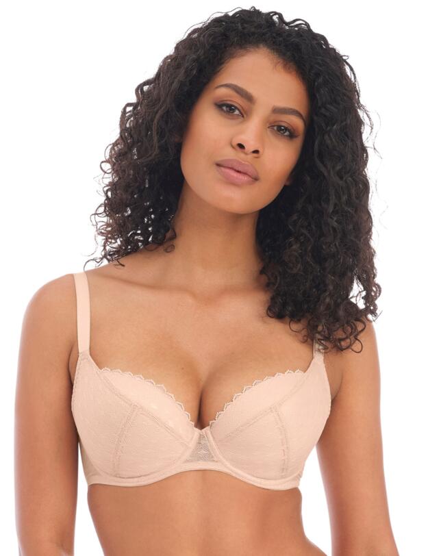 Freya Signature Padded Plunge Bra Natural Beige